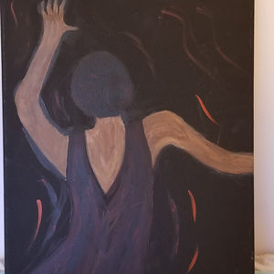 NWT Original Acrylic Painting "I Feel it!"